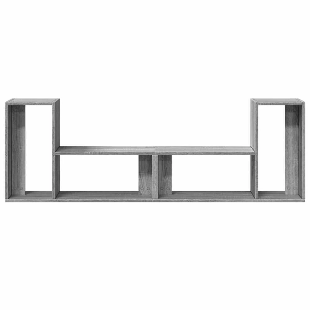 TV staliukas Televizoriaus spintelės, 2vnt., pilkos ąžuolo, 75x30x50 cm, MDP