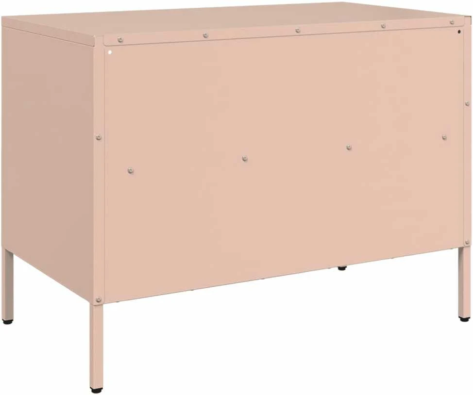 TV staliukas Televizoriaus spintelės, 2vnt., rožinės, 68x39x50,5cm, plienas