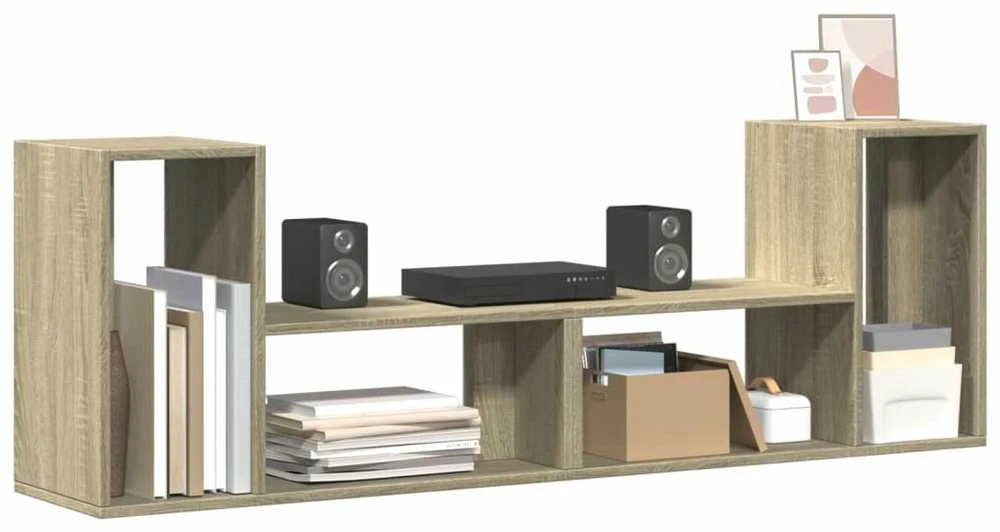 TV staliukas Televizoriaus spintelės, 2vnt., ąžuolo, 75x30x50 cm, MDP