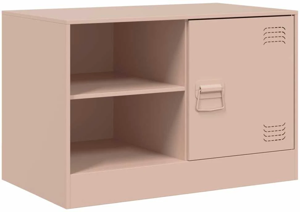 TV staliukas Televizoriaus spintelės, 2vnt., rožinės, 67x39x44cm, plienas