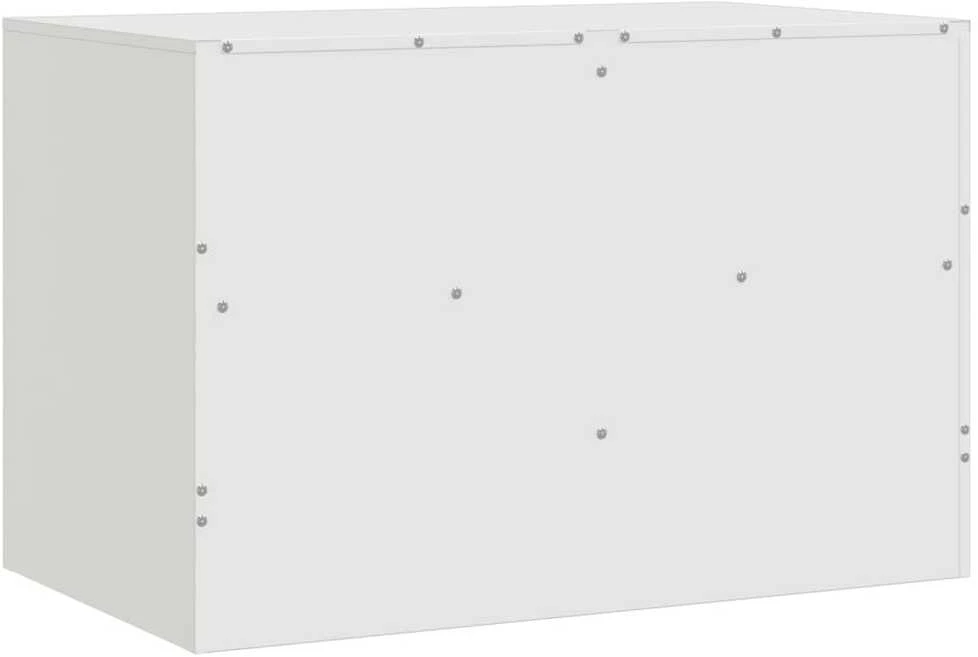 TV staliukas Televizoriaus spintelės, 2vnt., baltos, 67x39x44cm, plienas