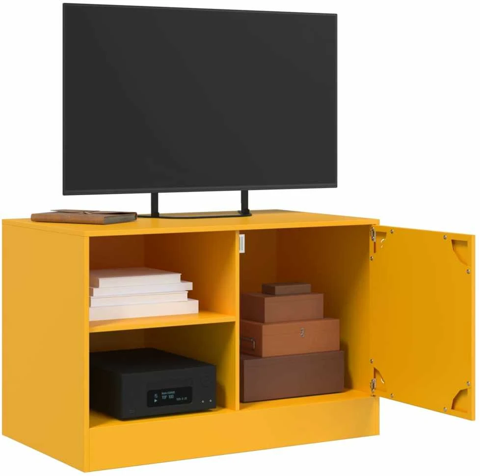 TV staliukas Televizoriaus spintelės, 2vnt., garstyčių, 67x39x44cm, plienas