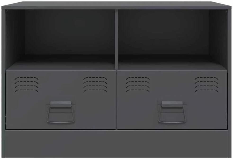 TV staliukas Televizoriaus spintelės, 2vnt., antracito, 67x39x44cm, plienas