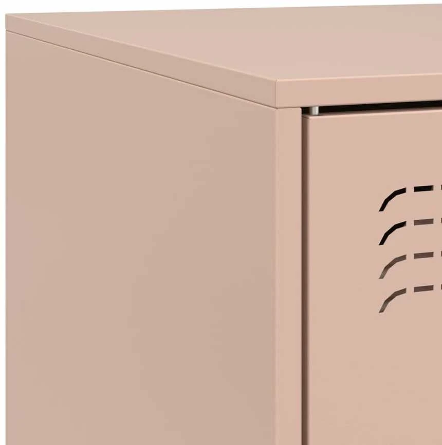 TV staliukas Televizoriaus spintelės, 2vnt., rožinės, 67x39x44cm, plienas
