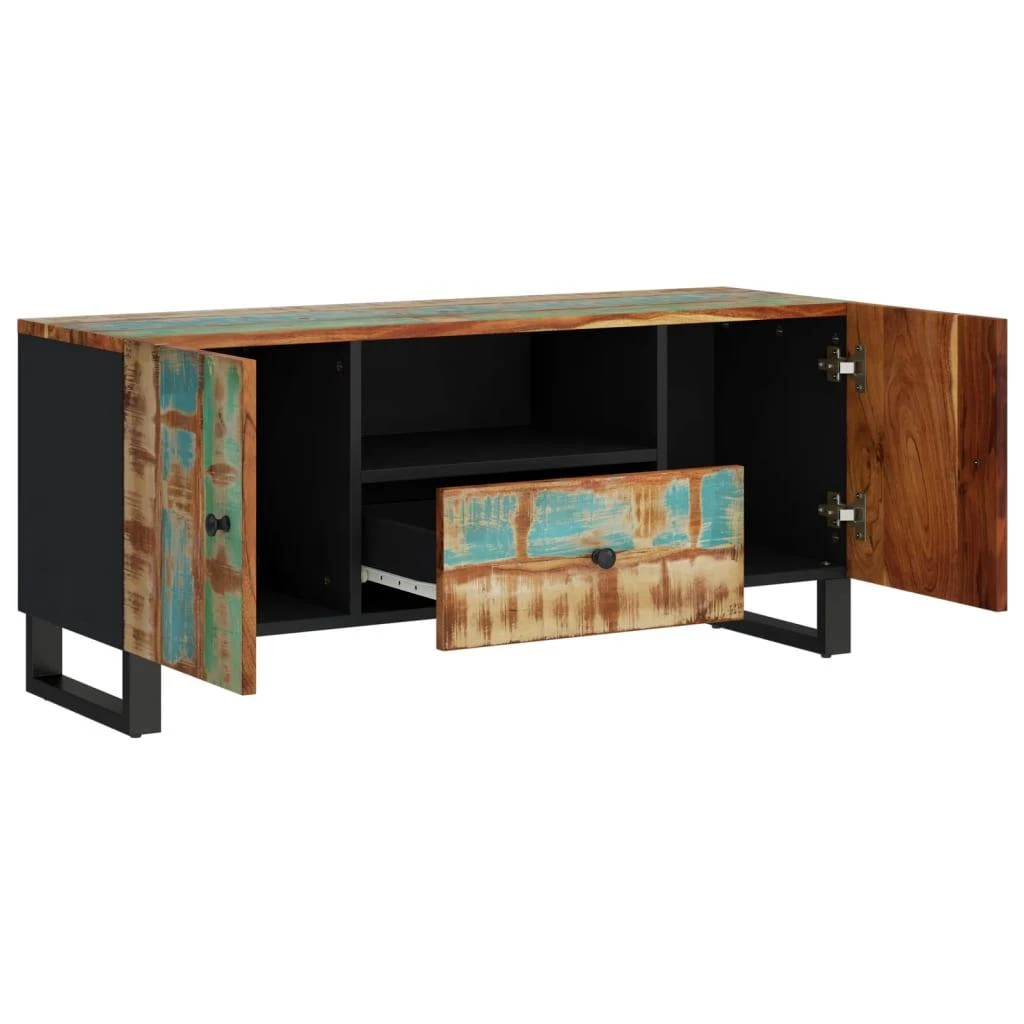 TV staliukas TV spintelė, 105x33,5x46cm, perdirbta/apdirbta mediena