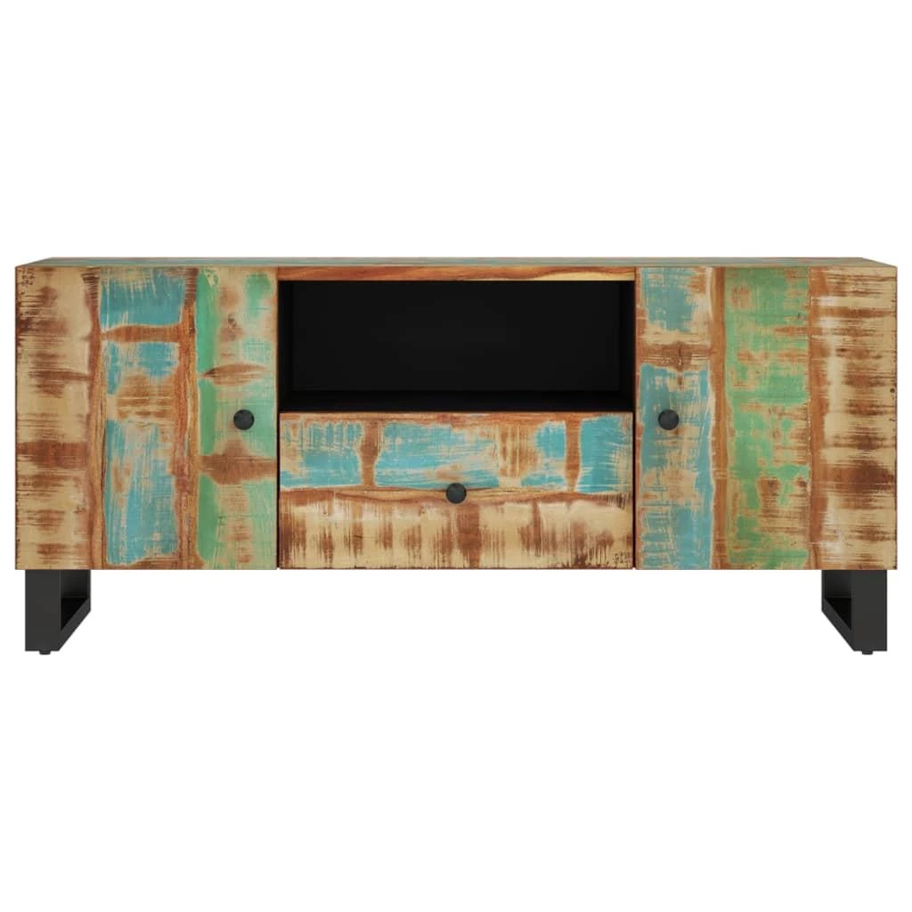 TV staliukas TV spintelė, 105x33,5x46cm, perdirbta/apdirbta mediena