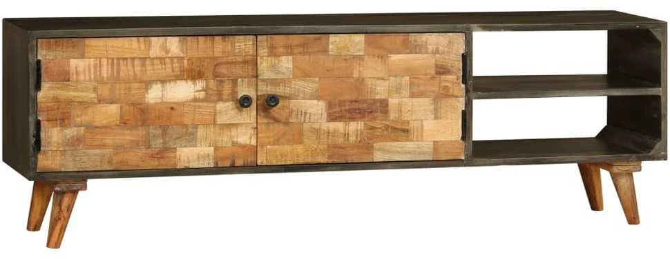 TV staliukas TV spintelė, mango medienos masyvas, 140x30x45cm