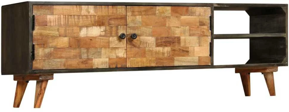 TV staliukas TV spintelė, mango medienos masyvas, 140x30x45cm