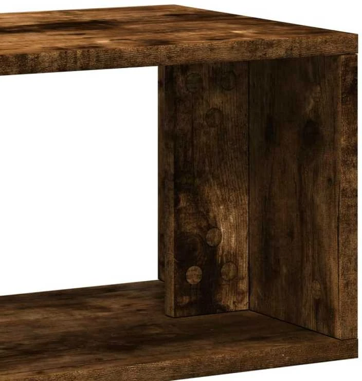 TV staliukas TV spintelės, 2vnt., dūminio ąžuolo, 100x30x50cm, MDP