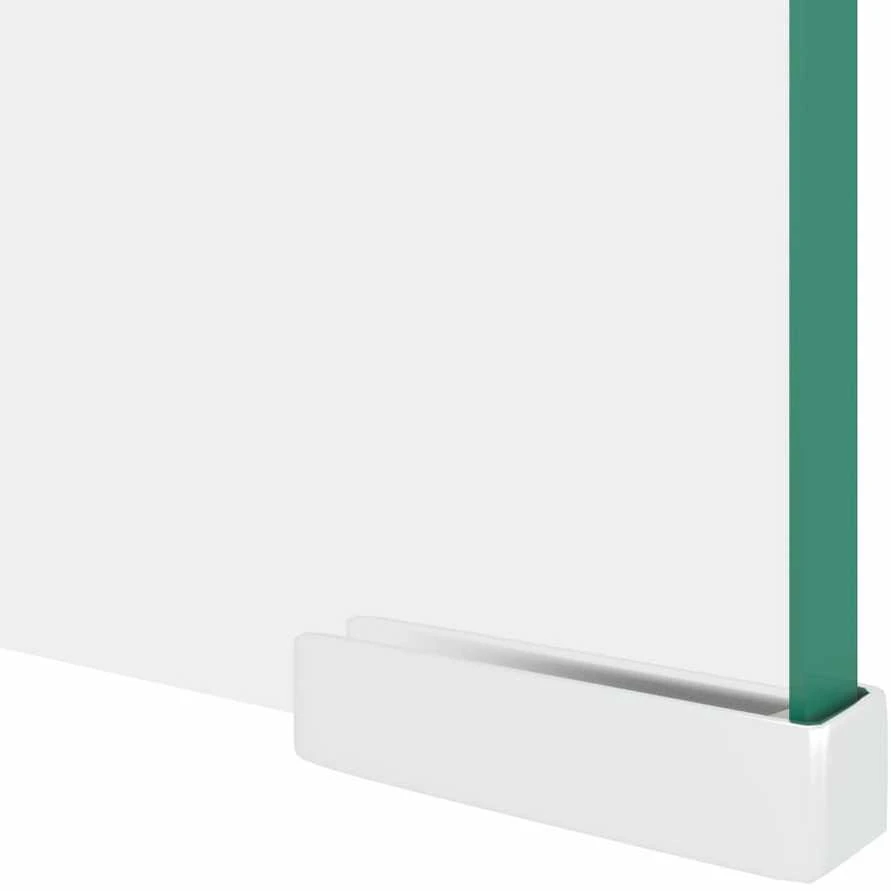 TV stovas/monitoriaus pakyla, skaidrus stiklas, 110x30x13 cm