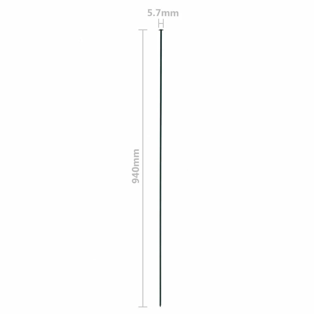 Sodo tvoros rinkinys, žalias, 77,5x78,5cm, arkinis viršus