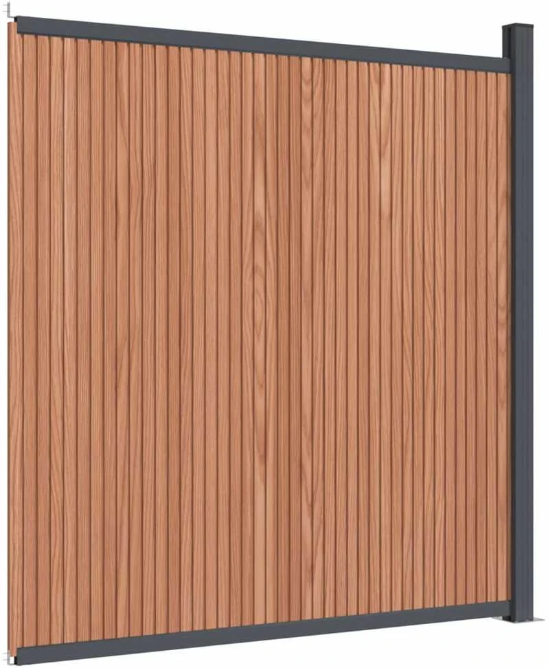 Tvoros segmentas, rudos spalvos, 173x186cm, WPC