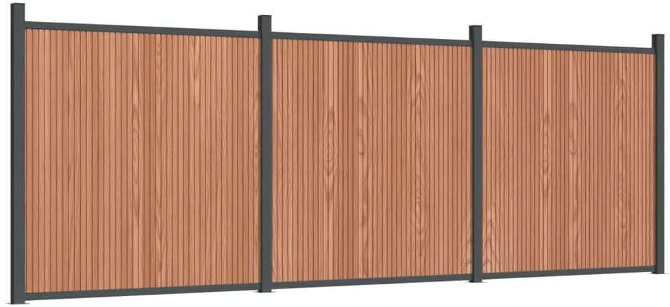 Tvoros segmentas, rudos spalvos, 526x186cm, WPC