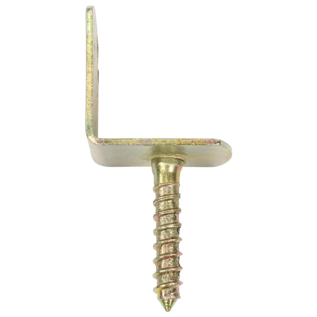Tvoros segmento laikikliai, 24vnt., galvanizuotas metalas