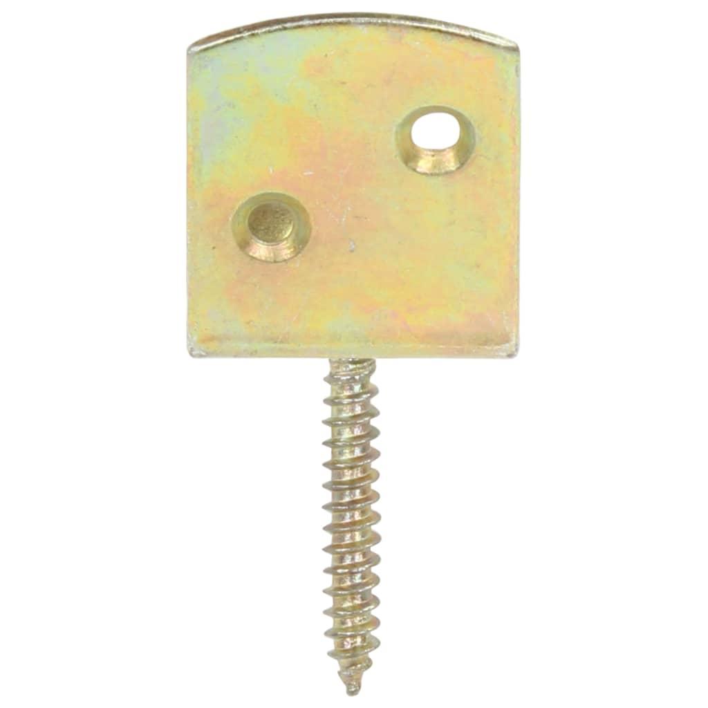 Tvoros segmento laikikliai, 24vnt., galvanizuotas metalas