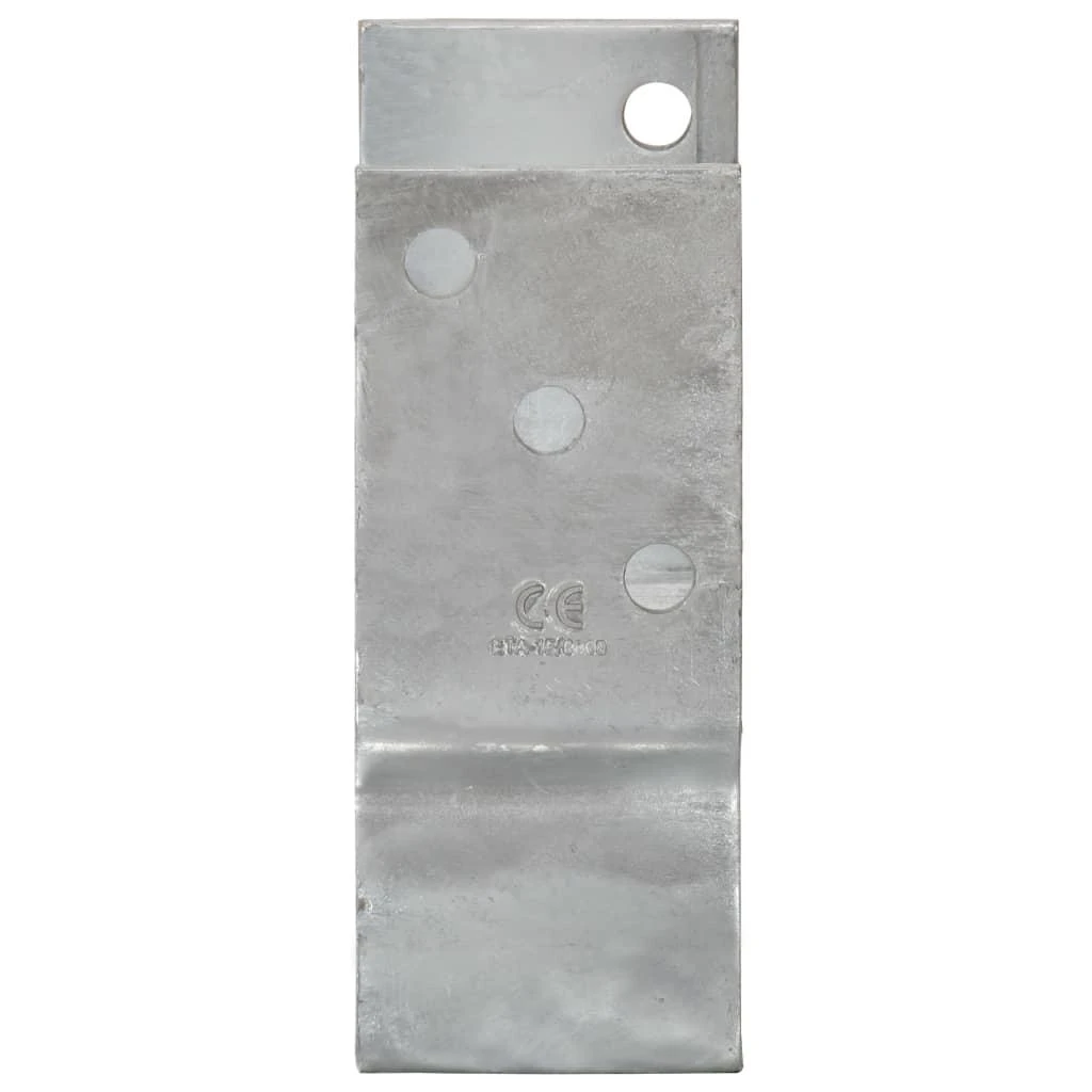 Tvoros įtvirtinimai, 12vnt., sidabriniai, 12x6x15cm, plienas