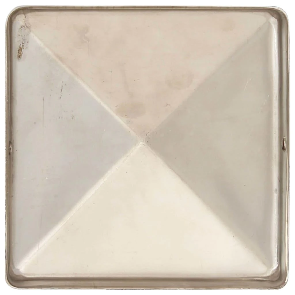Tvoros stulpų dangteliai, 6vnt., 81x81mm, nerūdijantis plienas