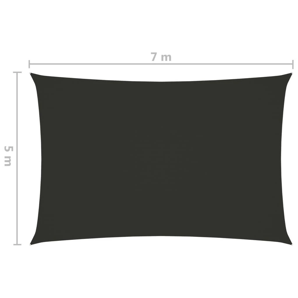 Uždanga nuo saulės, antracito, 5x7m, oksfordo audinys