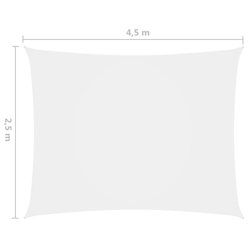 Uždanga nuo saulės, balta, 2,5x4,5m, oksfordo audinys