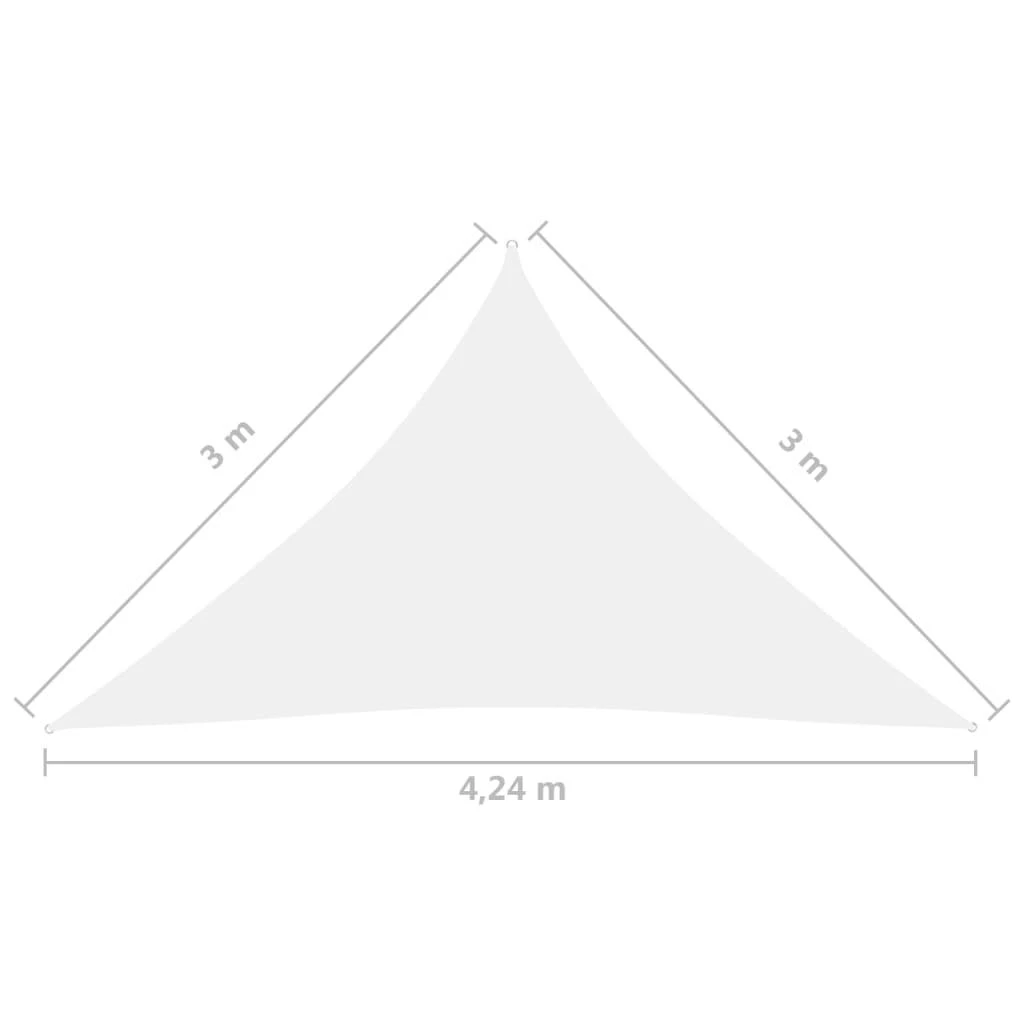 Uždanga nuo saulės, balta, 3x3x4,24m, oksfordo audinys