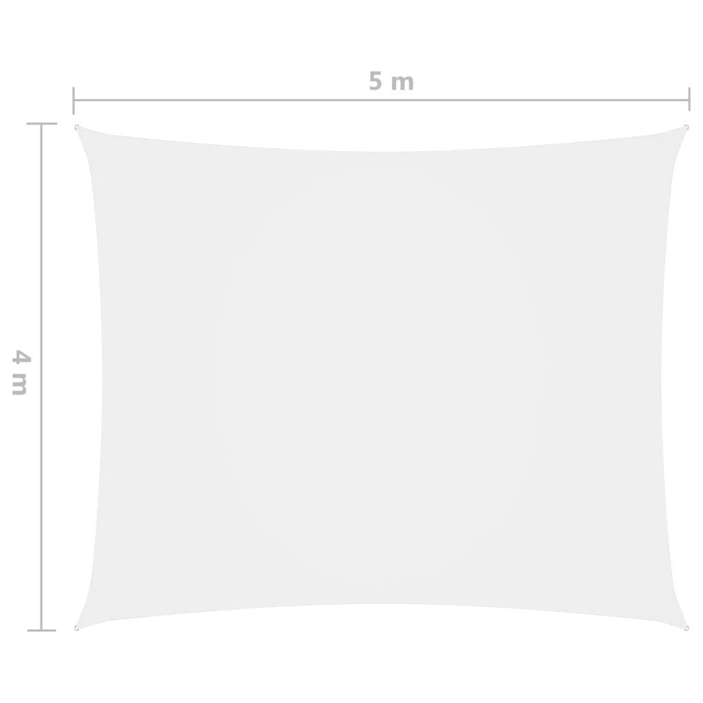 Uždanga nuo saulės, balta, 4x5m, oksfordo audinys, stačiakampė