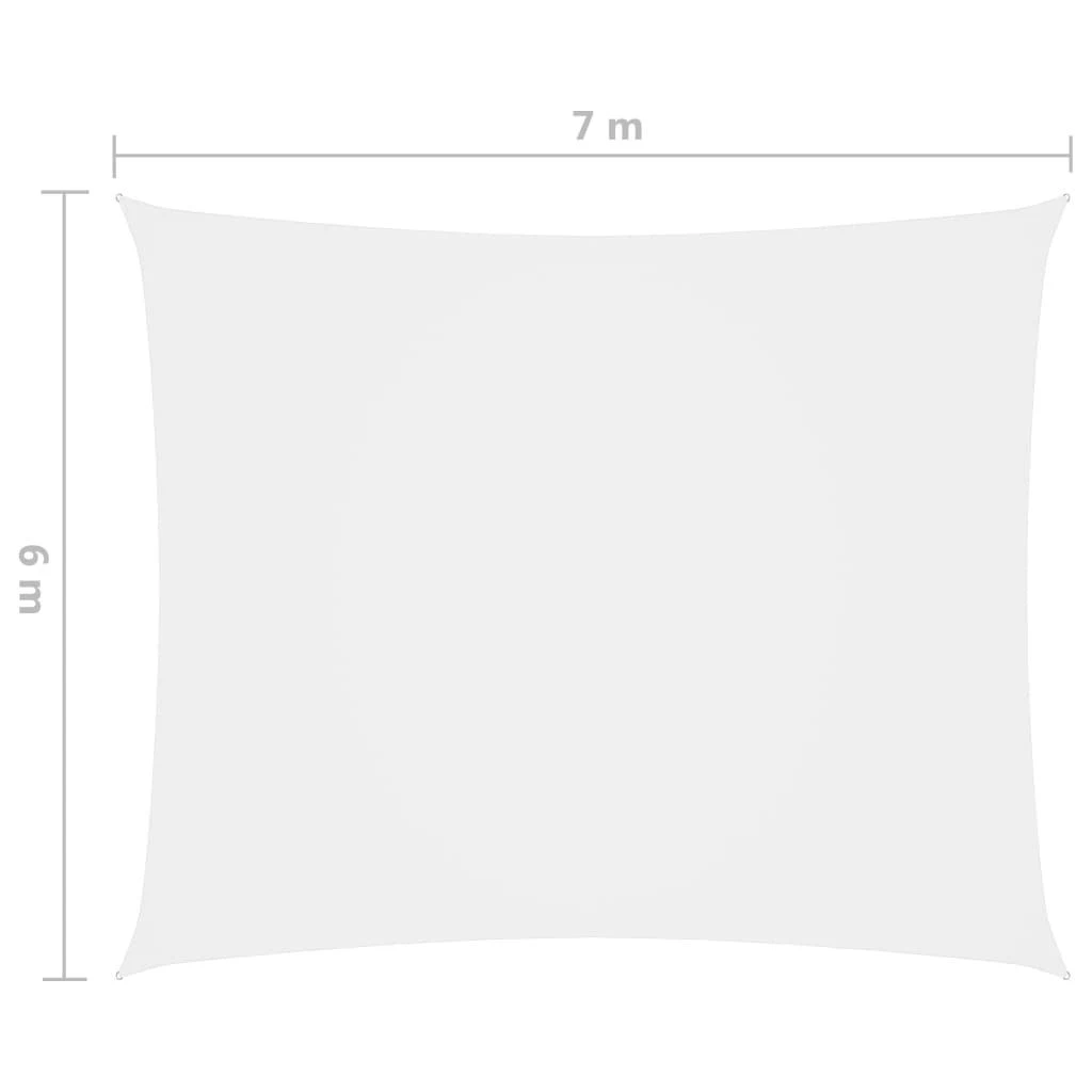Uždanga nuo saulės, balta, 6x7m, oksfordo audinys, stačiakampė