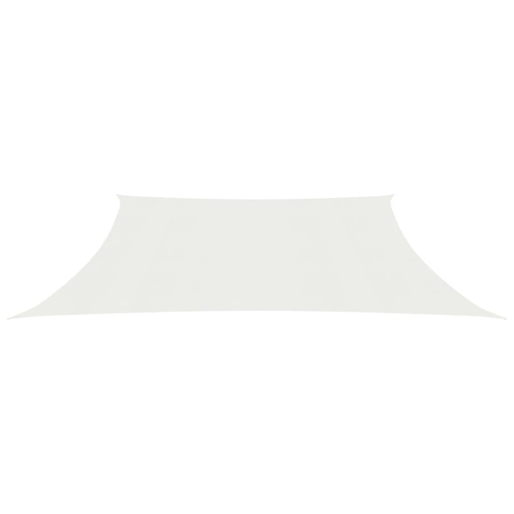 Uždanga nuo saulės, baltos spalvos, 3/4x3m, HDPE, 160g/m²