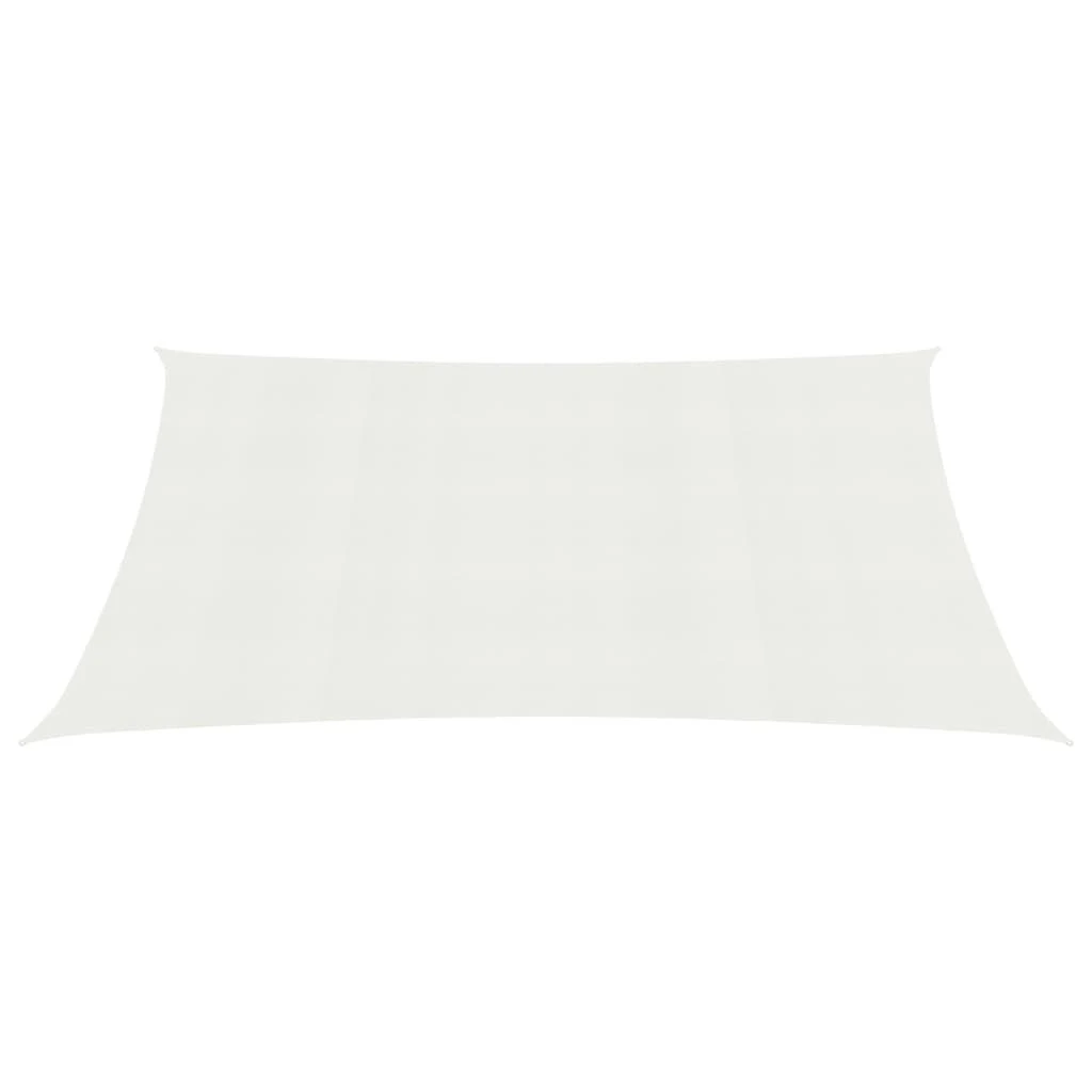 Uždanga nuo saulės, baltos spalvos, 3,5x4,5m, HDPE, 160g/m²