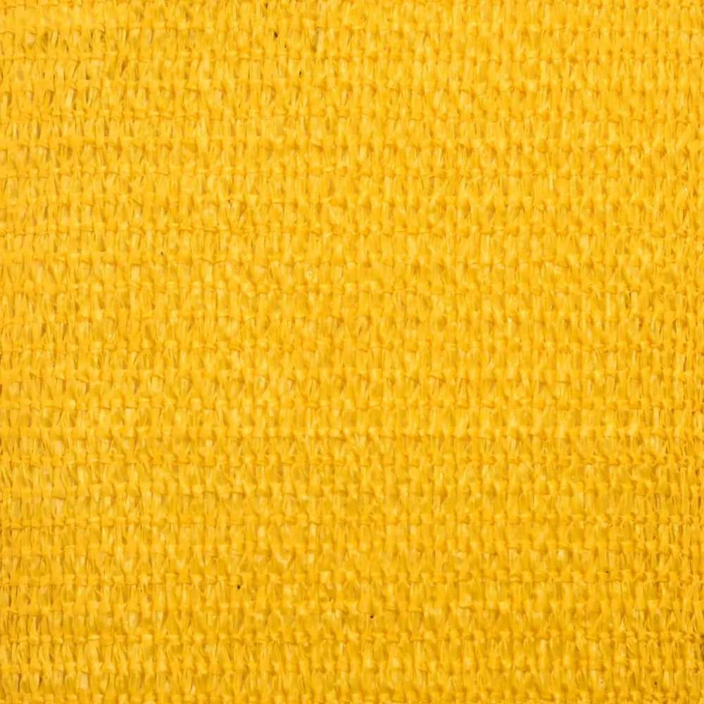 Uždanga nuo saulės, geltonos spalvos, 2,5x5m, HDPE, 160g/m²