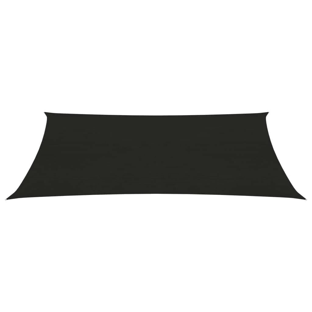 Uždanga nuo saulės, juodos spalvos, 2,5x4,5m, HDPE, 160g/m²