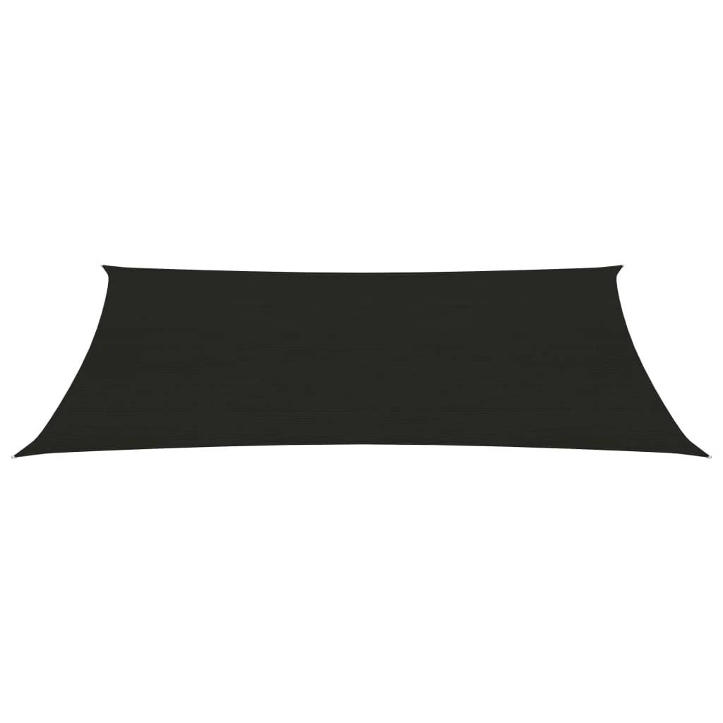 Uždanga nuo saulės, juodos spalvos, 3x6m, HDPE, 160g/m²