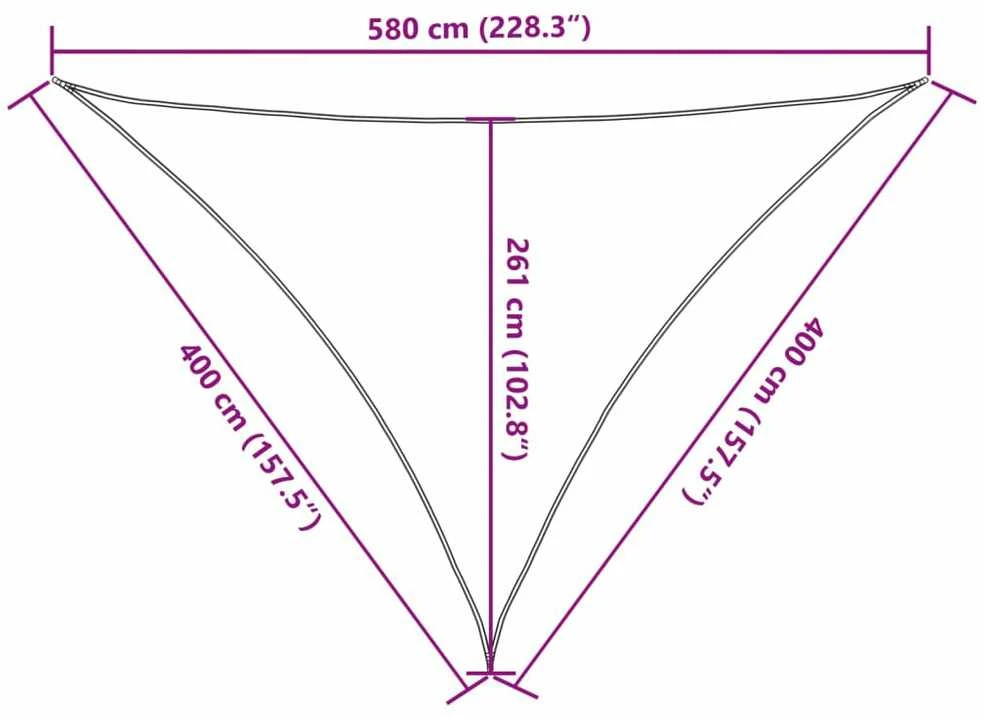 Uždanga nuo saulės, juodos spalvos, 4x4x5,8m, HDPE, 160g/m²