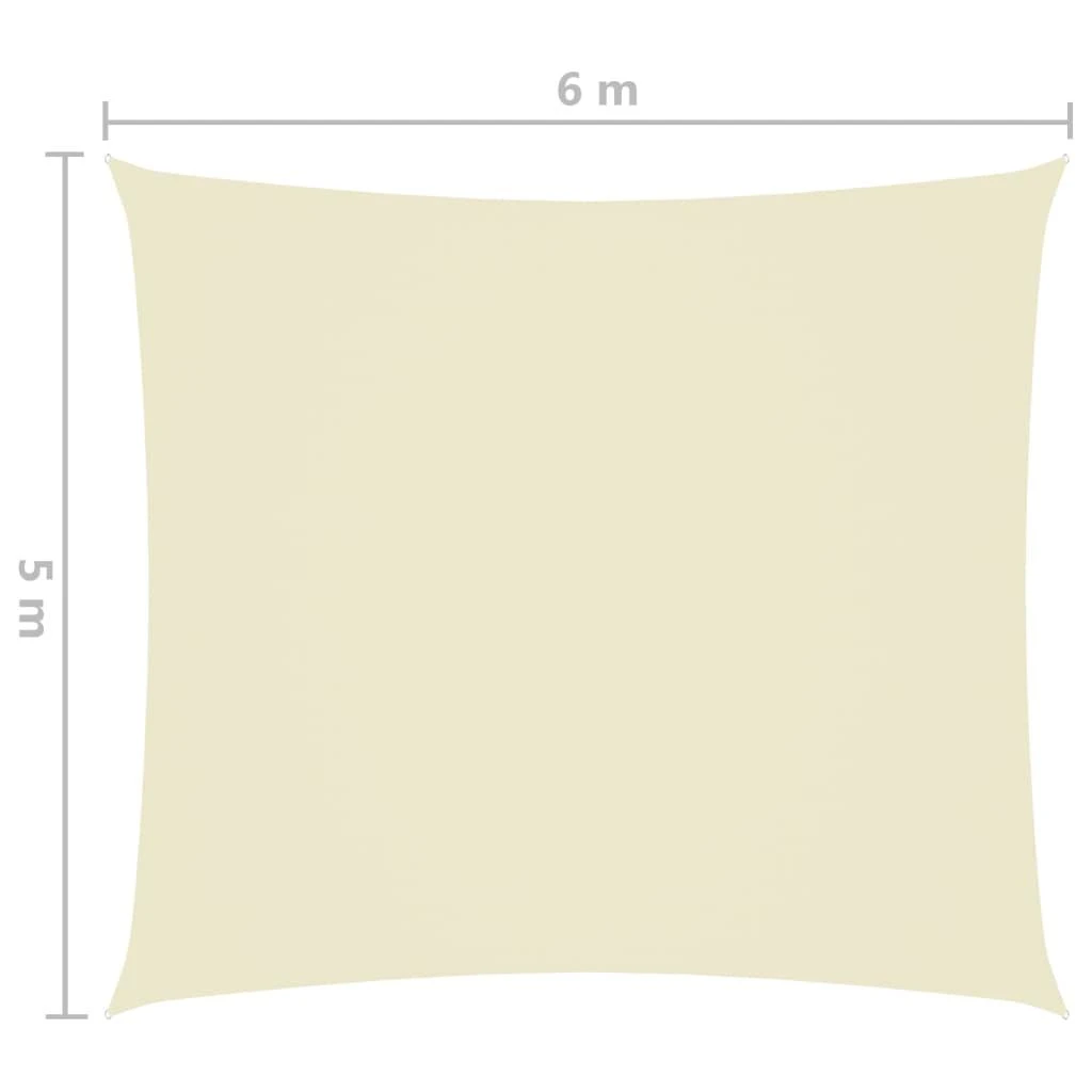 Uždanga nuo saulės, kreminė, 5x6m, oksfordo audinys
