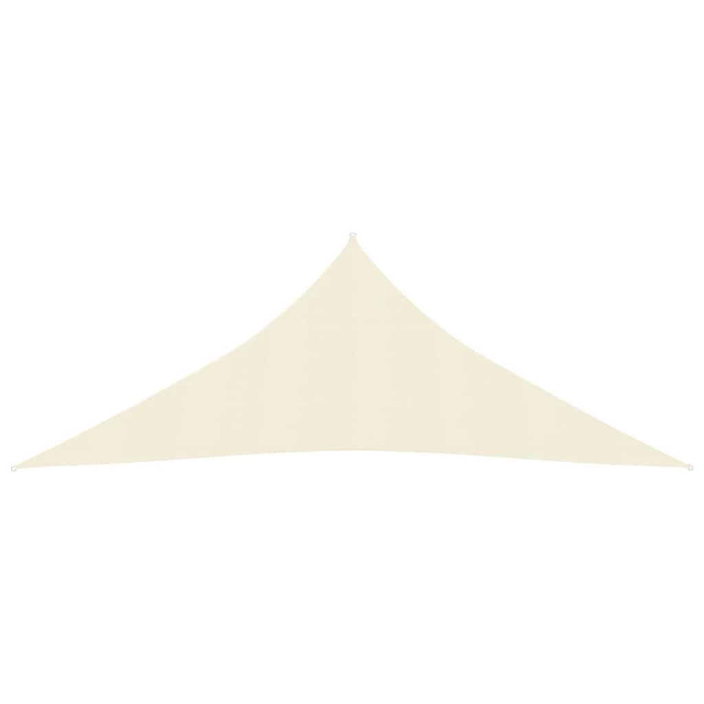 Uždanga nuo saulės, kreminės spalvos, 3x3x3m, HDPE, 160g/m²