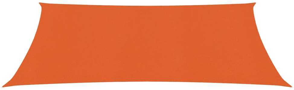 Uždanga nuo saulės, oranžinės spalvos, 2x3,5m, HDPE, 160g/m²
