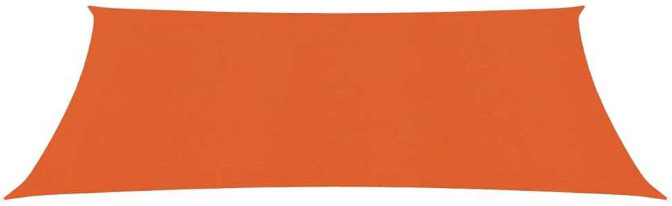 Uždanga nuo saulės, oranžinės spalvos, 2x3m, HDPE, 160g/m²