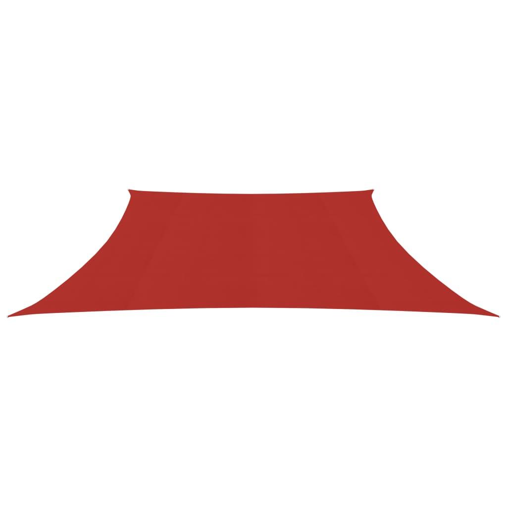 Uždanga nuo saulės, raudonos spalvos, 3/4x3m, HDPE, 160g/m²