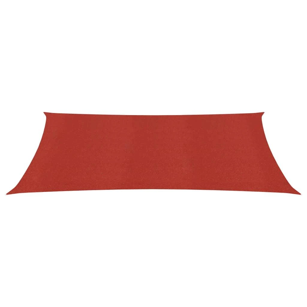 Uždanga nuo saulės, raudonos spalvos, 3x6m, HDPE, 160g/m²