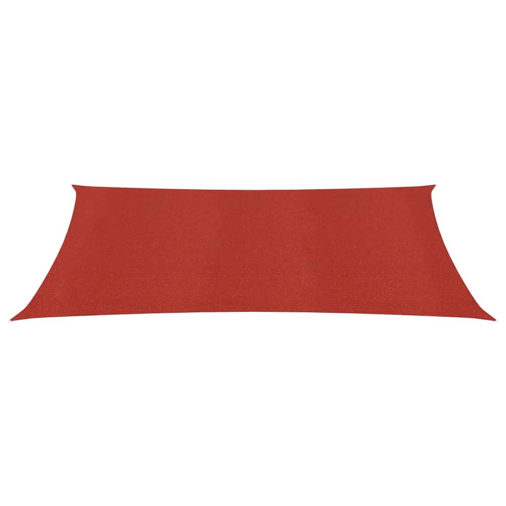 Uždanga nuo saulės, raudonos spalvos, 4x7m, HDPE, 160g/m²