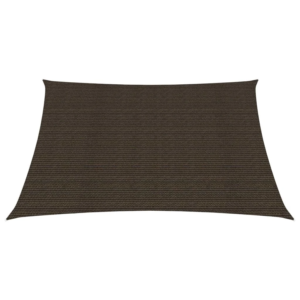 Uždanga nuo saulės, rudos spalvos, 3x3m, HDPE, 160g/m²