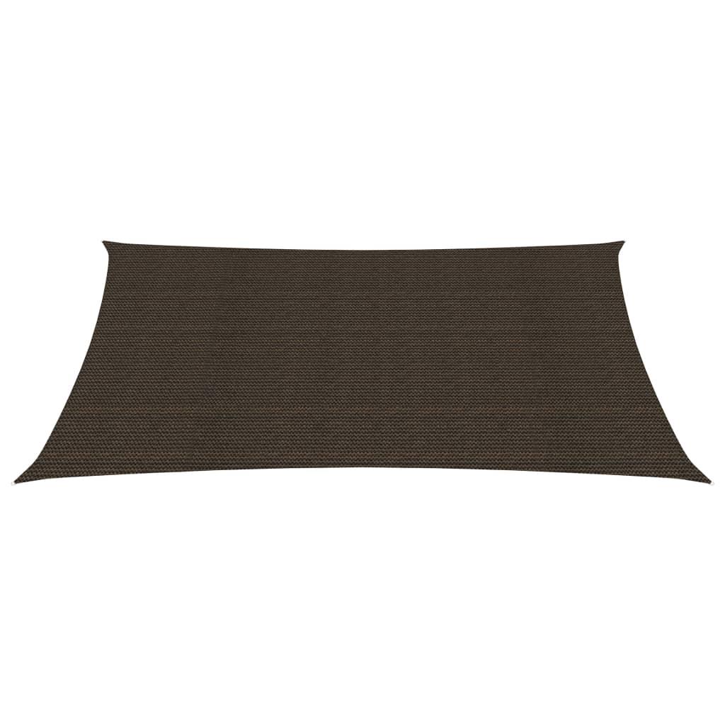 Uždanga nuo saulės, rudos spalvos, 3x4m, HDPE, 160g/m²
