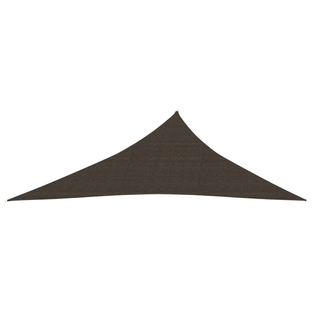 Uždanga nuo saulės, rudos spalvos, 3x4x5m, HDPE, 160g/m²