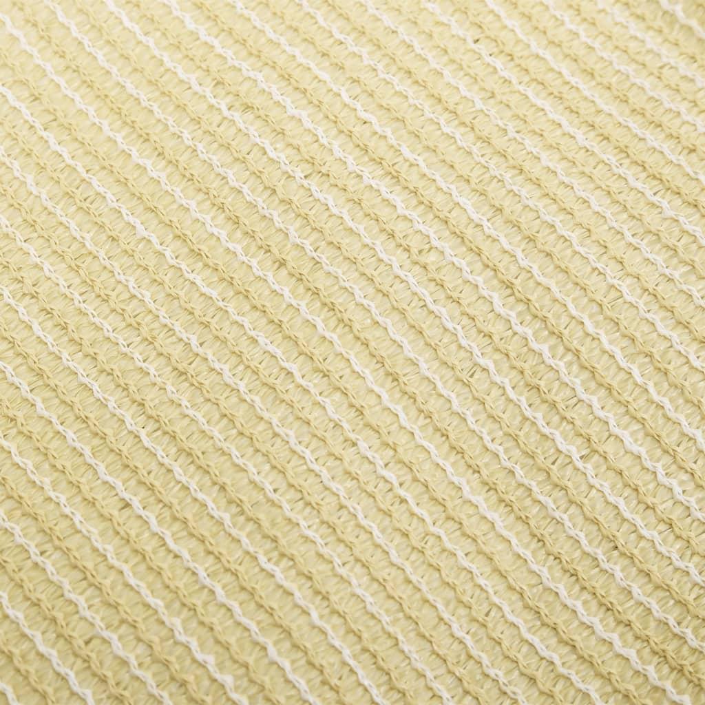 Uždanga nuo saulės, smėlio spalvos, 4/5x4m, HDPE, 160g/m²
