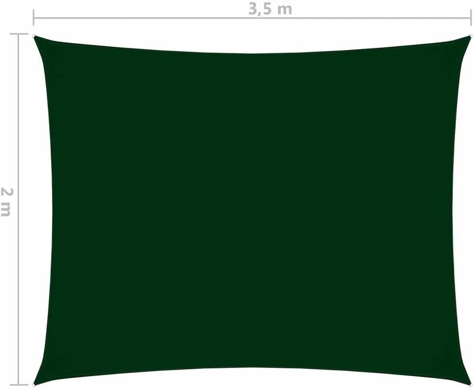 Uždanga nuo saulės, tamsiai žalia, 2x3,5m, oksfordo audinys