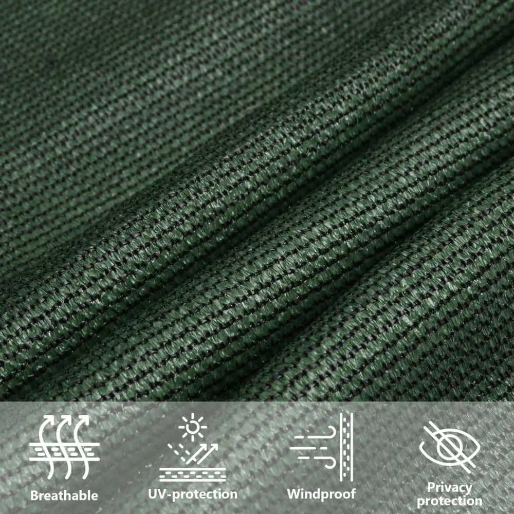 Uždanga nuo saulės, tamsiai žalia, 4x5x5m, HDPE, 160g/m²