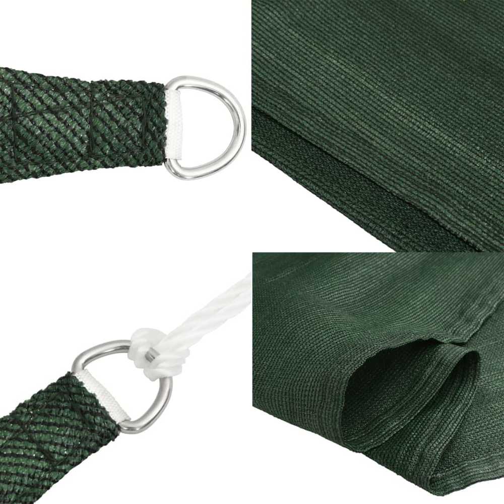 Uždanga nuo saulės, tamsiai žalios spalvos, 3x5m, HDPE, 160g/m²
