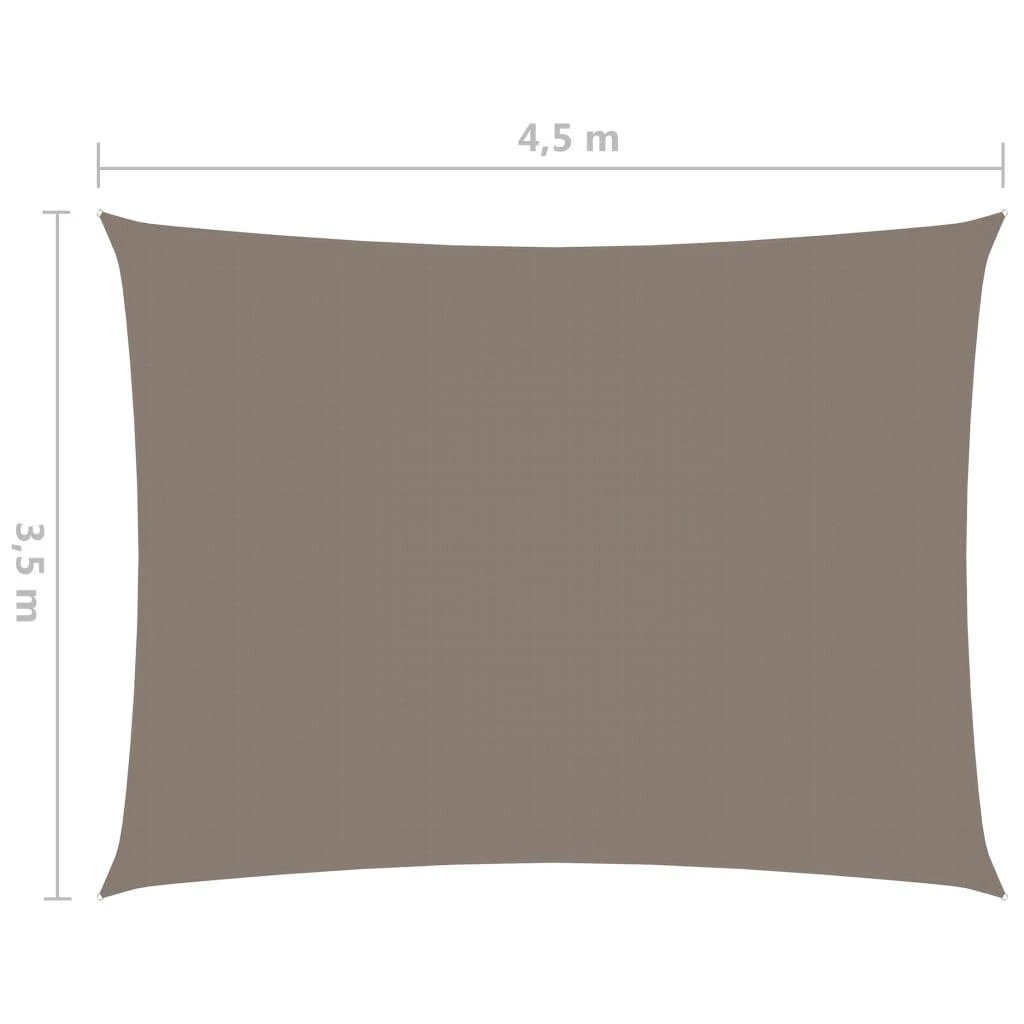Uždanga nuo saulės, taupe, 3,5x4,5m, oksfordo audinys