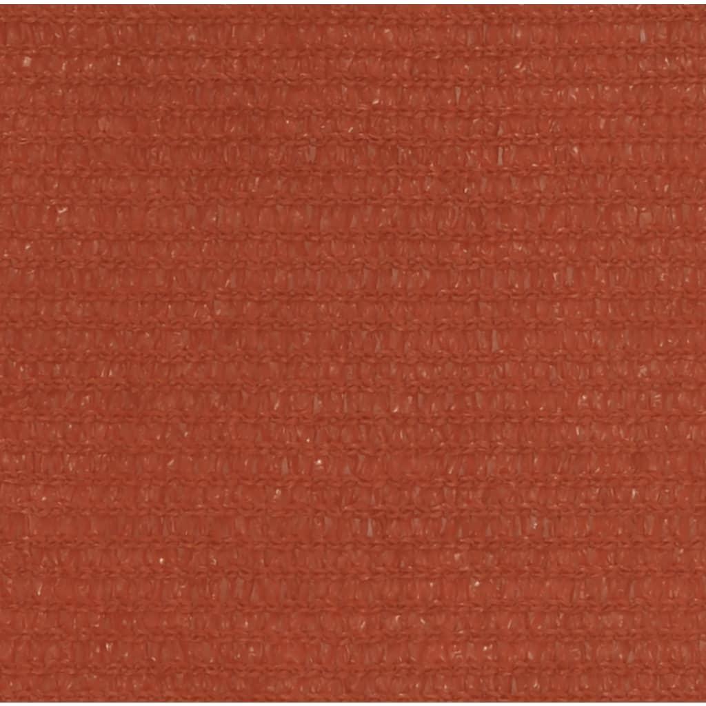 Uždanga nuo saulės, terakota, 4,5x4,5x4,5m, HDPE, 160g/m²