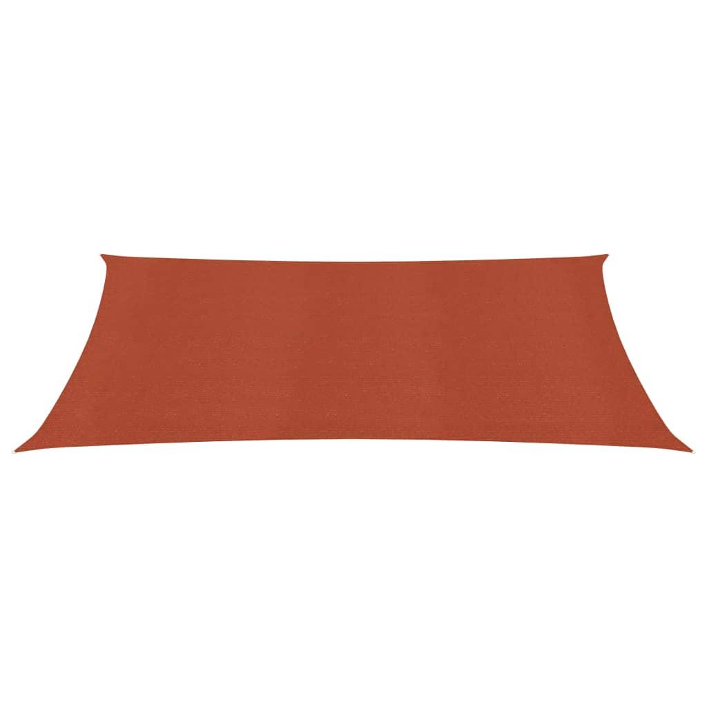 Uždanga nuo saulės, terakota spalvos, 3x4,5m, HDPE, 160g/m²