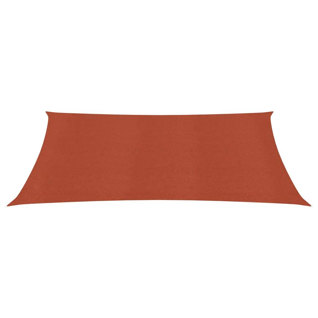 Uždanga nuo saulės, terakota spalvos, 3x4m, HDPE, 160g/m²